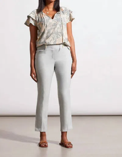 Tribal Flatten It Pull On Ankle Pants In Smoke In Gray