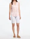 Tribal Flatten It Pull On Long Shorts In White In White