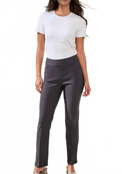 Tribal Flatten It Slimming Ankle Pants In Black