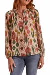 Tribal Audrey Embroidered Straight Ankle Jeans In Vintage In Multi
