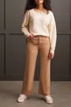 Tribal Fly Front 5 Pocket Pant In Tan