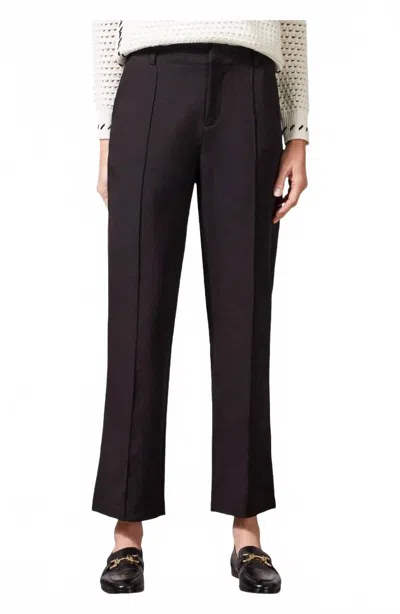 Tribal Fly Front Straight Trouser In Black In Brown
