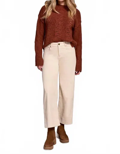 Tribal High Rise Ankle Pant In Moonstone In Pink