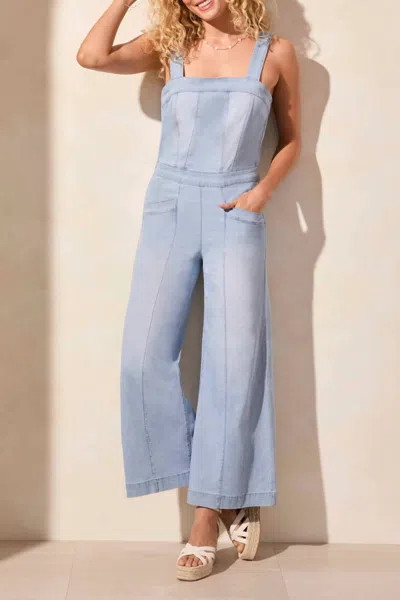 TRIBAL JEAN JUMPSUIT IN BLUETIFUL