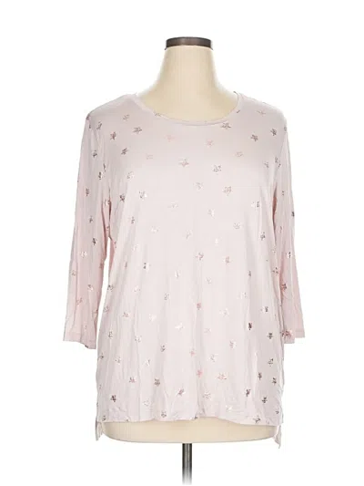 Pre-owned Tribal Jeans 3/4 Sleeve T-shirt In Pink