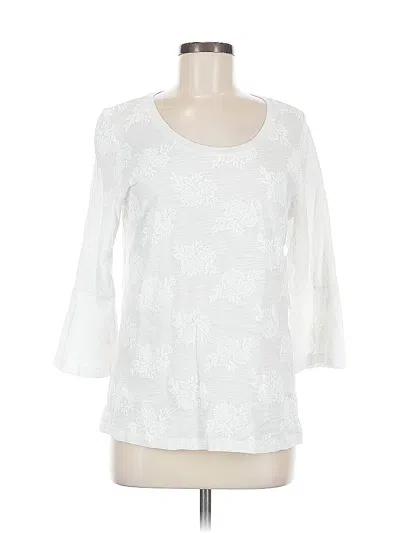 Pre-owned Tribal Jeans 3/4 Sleeve T-shirt In White