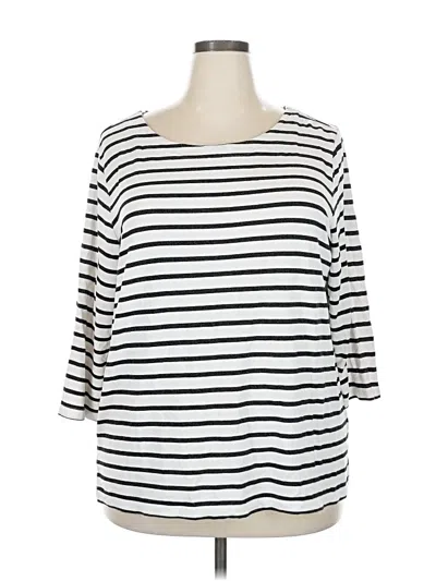 Pre-owned Tribal Jeans 3/4 Sleeve T-shirt In White