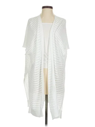 Pre-owned Tribal Jeans Cardigan Sweater In White