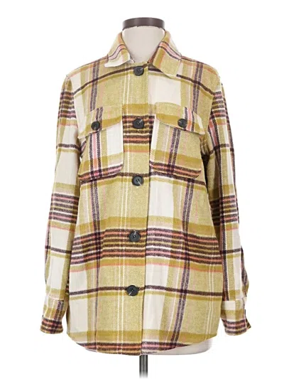 Pre-owned Tribal Jeans Cardigan Sweater In Yellow