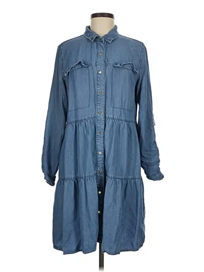 Pre-owned Tribal Jeans Casual Dress In Blue