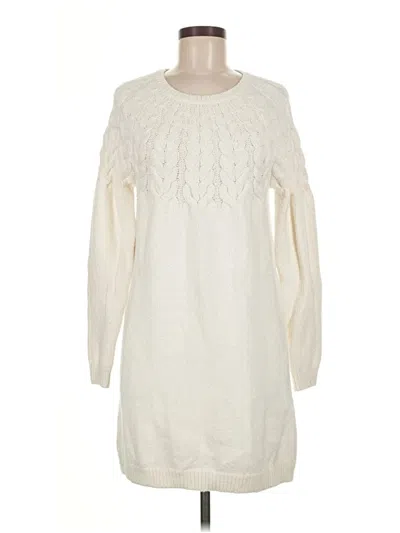 Pre-owned Tribal Jeans Casual Dress In Ivory