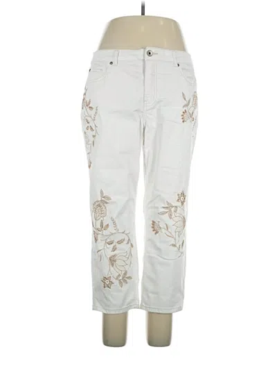 Pre-owned Tribal Jeans Casual Pants In Ivory