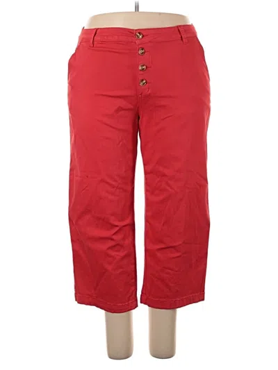 Pre-owned Tribal Jeans Casual Pants In Red