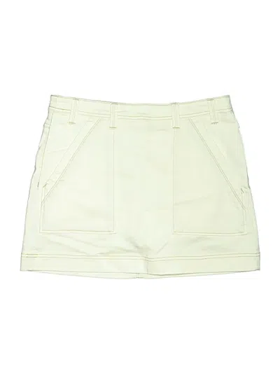 Pre-owned Tribal Jeans Casual Skirt In White