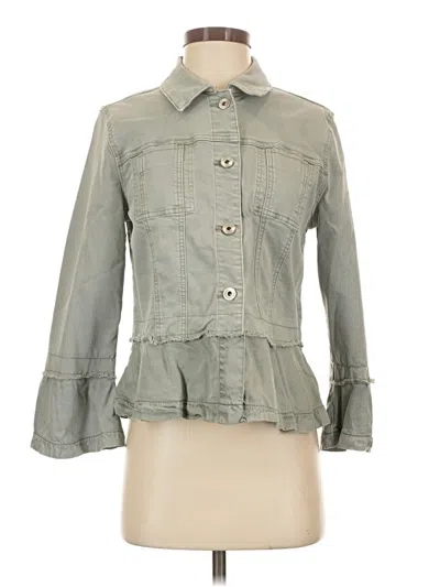 Pre-owned Tribal Jeans Denim Jacket In Gray