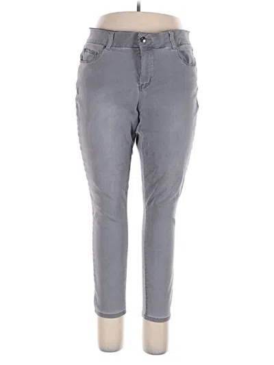 Pre-owned Tribal Jeans Jeggings In Gray