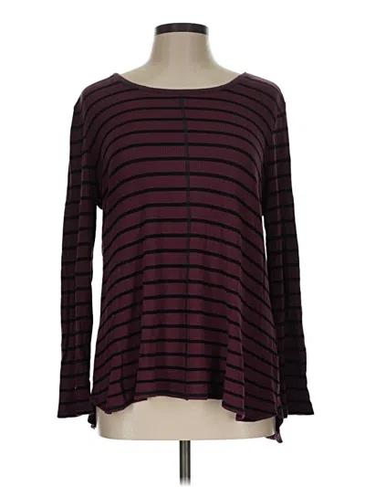 Pre-owned Tribal Jeans Long Sleeve T-shirt In Burgundy
