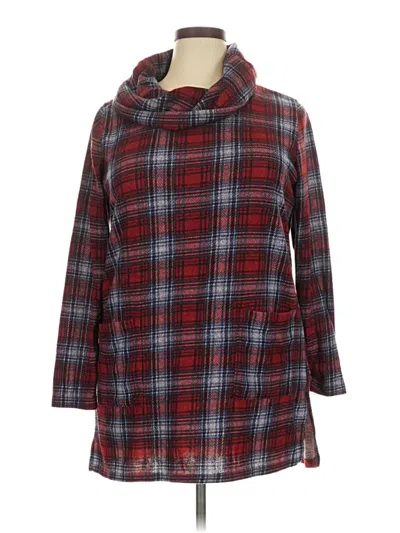 Pre-owned Tribal Jeans Poncho In Red