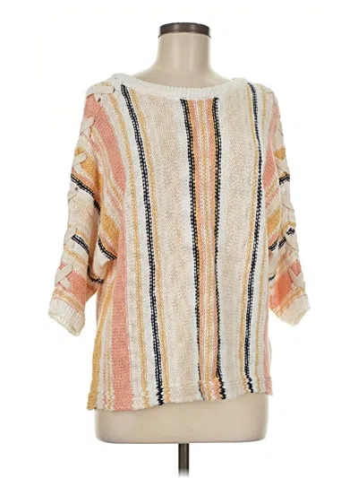 Pre-owned Tribal Jeans Pullover Sweater In Ivory