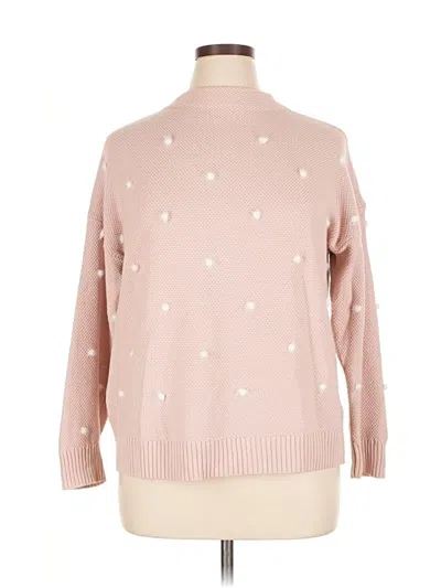 Pre-owned Tribal Jeans Pullover Sweater In Pink