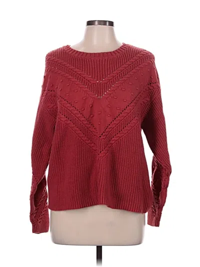 Pre-owned Tribal Jeans Pullover Sweater In Red