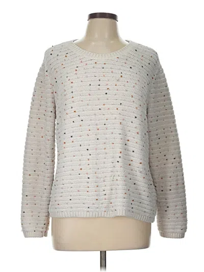 Pre-owned Tribal Jeans Pullover Sweater In Silver