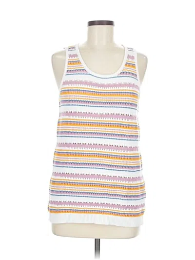 Pre-owned Tribal Jeans Pullover Sweater In White