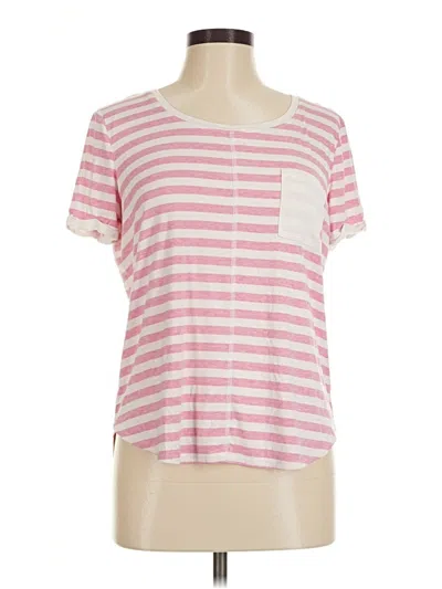 Pre-owned Tribal Jeans Short Sleeve T-shirt In Pink