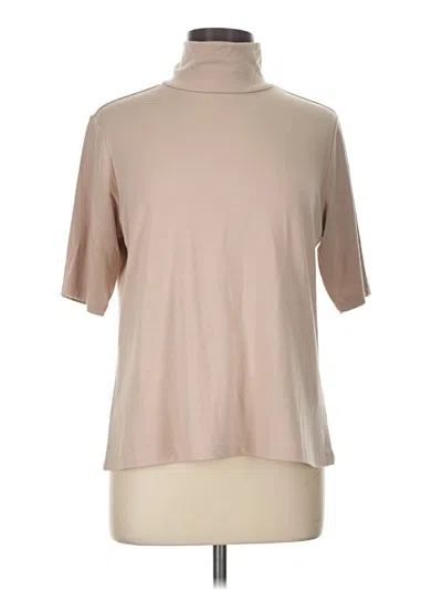 Pre-owned Tribal Jeans Short Sleeve Turtleneck In Tan