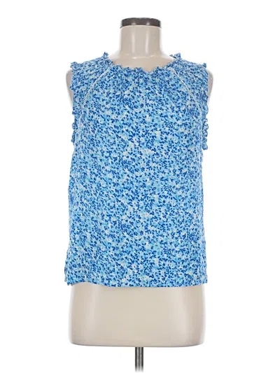 Pre-owned Tribal Jeans Sleeveless Blouse In Blue