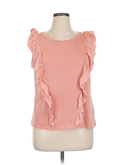 Pre-owned Tribal Jeans Sleeveless Blouse In Pink