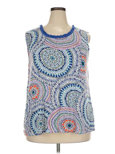 Pre-owned Tribal Jeans Sleeveless T-shirt In Blue