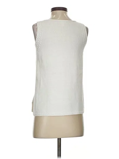 Pre-owned Tribal Jeans Sweater Vest In White