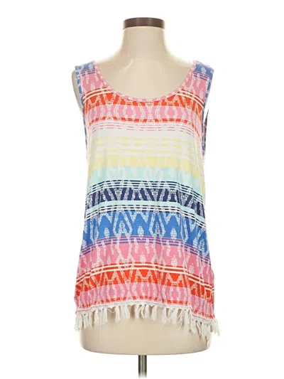 Pre-owned Tribal Jeans Tank Top In White