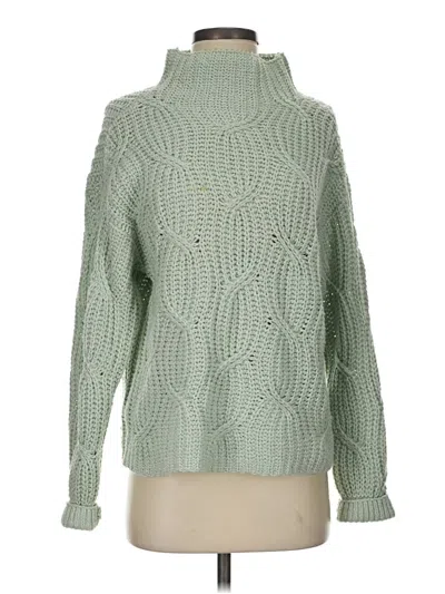 Pre-owned Tribal Jeans Turtleneck Sweater In Green