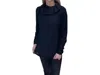 Tribal Josie Cowl Neck Shirring Top In Charcoal In Pink