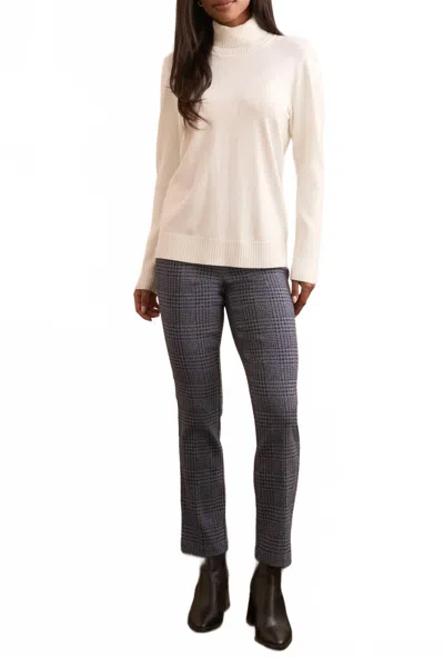Tribal Lightweight Turtleneck Sweater In Cream In White