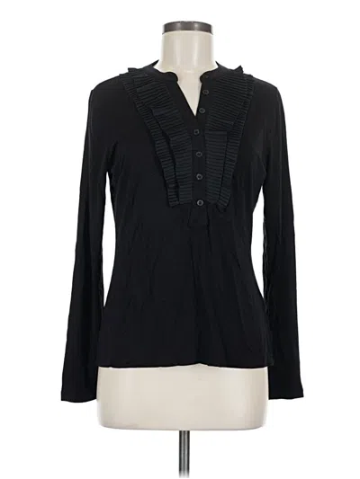 Pre-owned Tribal Long Sleeve Polo Shirt In Black