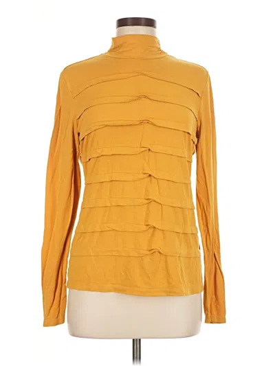 Pre-owned Tribal Long Sleeve Turtleneck In Yellow