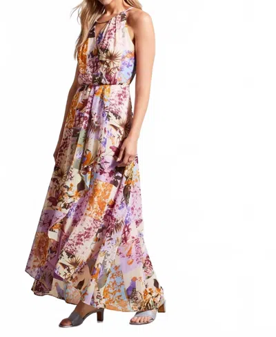 Tribal Lyra Maxi Dress In Iris In Pink