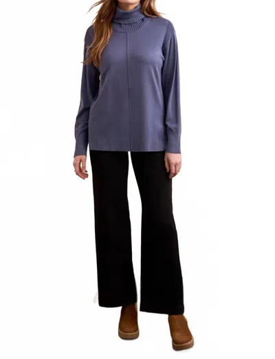 Tribal Marine Long Sleeves Sweater In Blue