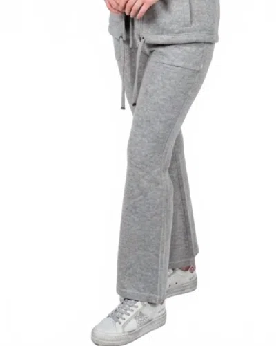 Tribal Mix Pull On Pant In Grey In Gray