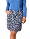 Tribal Performance Stretch Pull-on Skort In Riveria In Multi