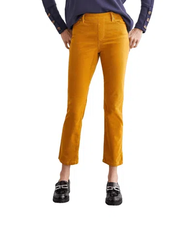 Tribal Pull-on 5 Pocket Corduroy Pants In Marigold In Yellow
