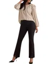 Tribal Pull On Ankle Pant In Black In Black