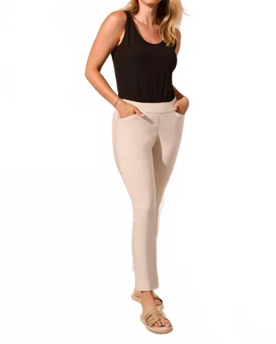 Tribal Pull On Ankle Pant In French Oak In Neutral