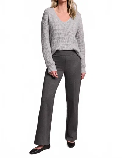 Tribal Pull On Ankle Pants With Pockets In Charcoal In Gray