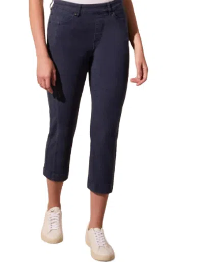 Tribal Pull On Capri In Jet Blue