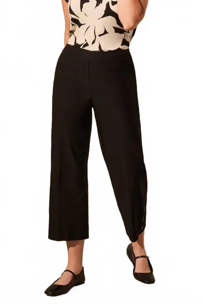 Tribal Pull On Capri Pant In Black