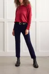 Tribal Pull On Cord Pants In Sapphire In Blue